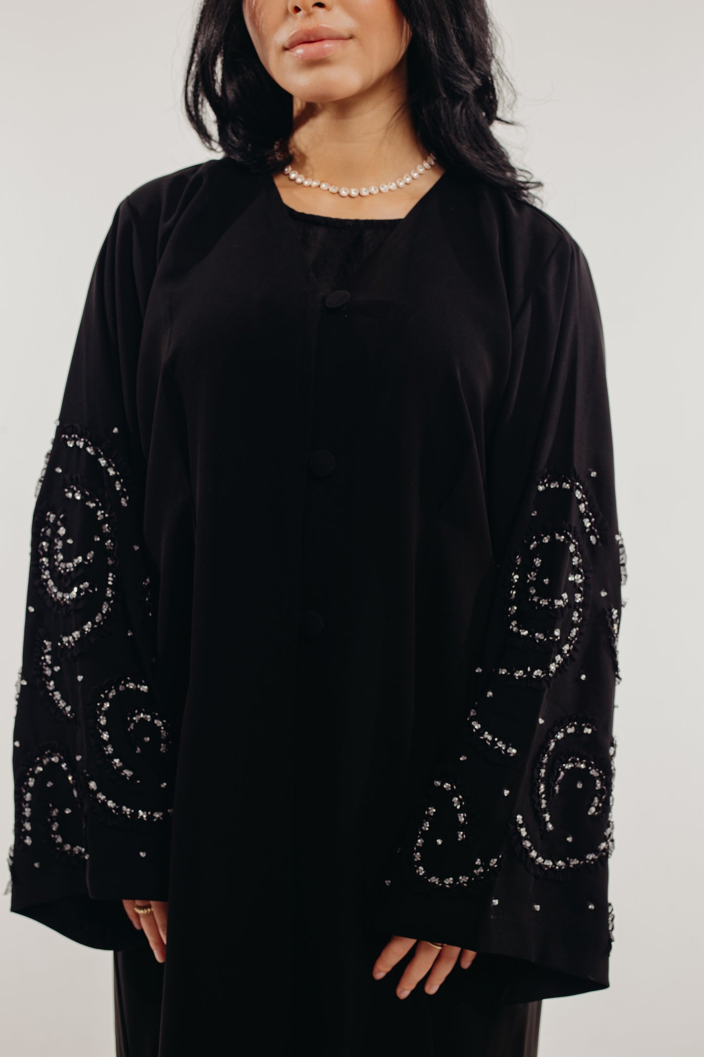 Abaya Embroided Sleeves