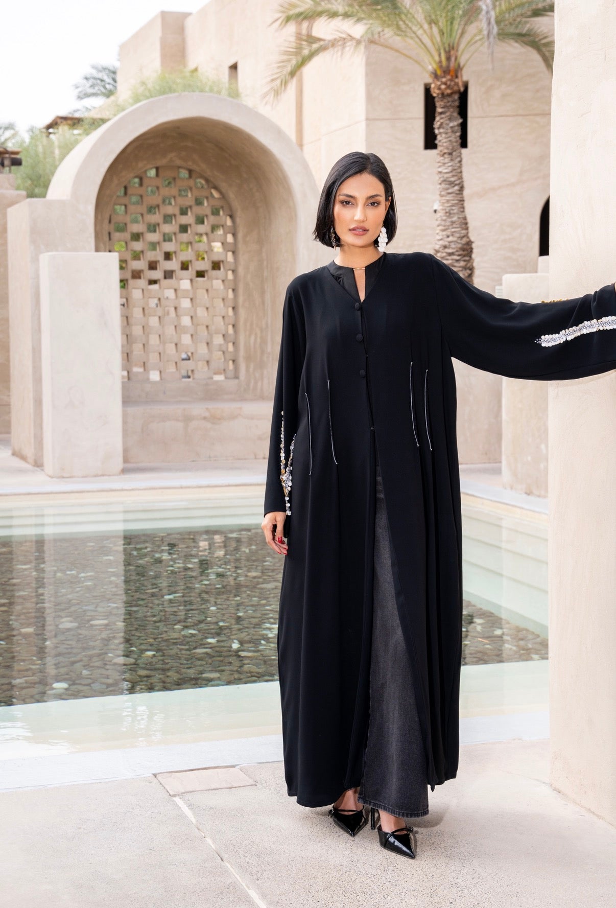 Étoile Noir Abaya