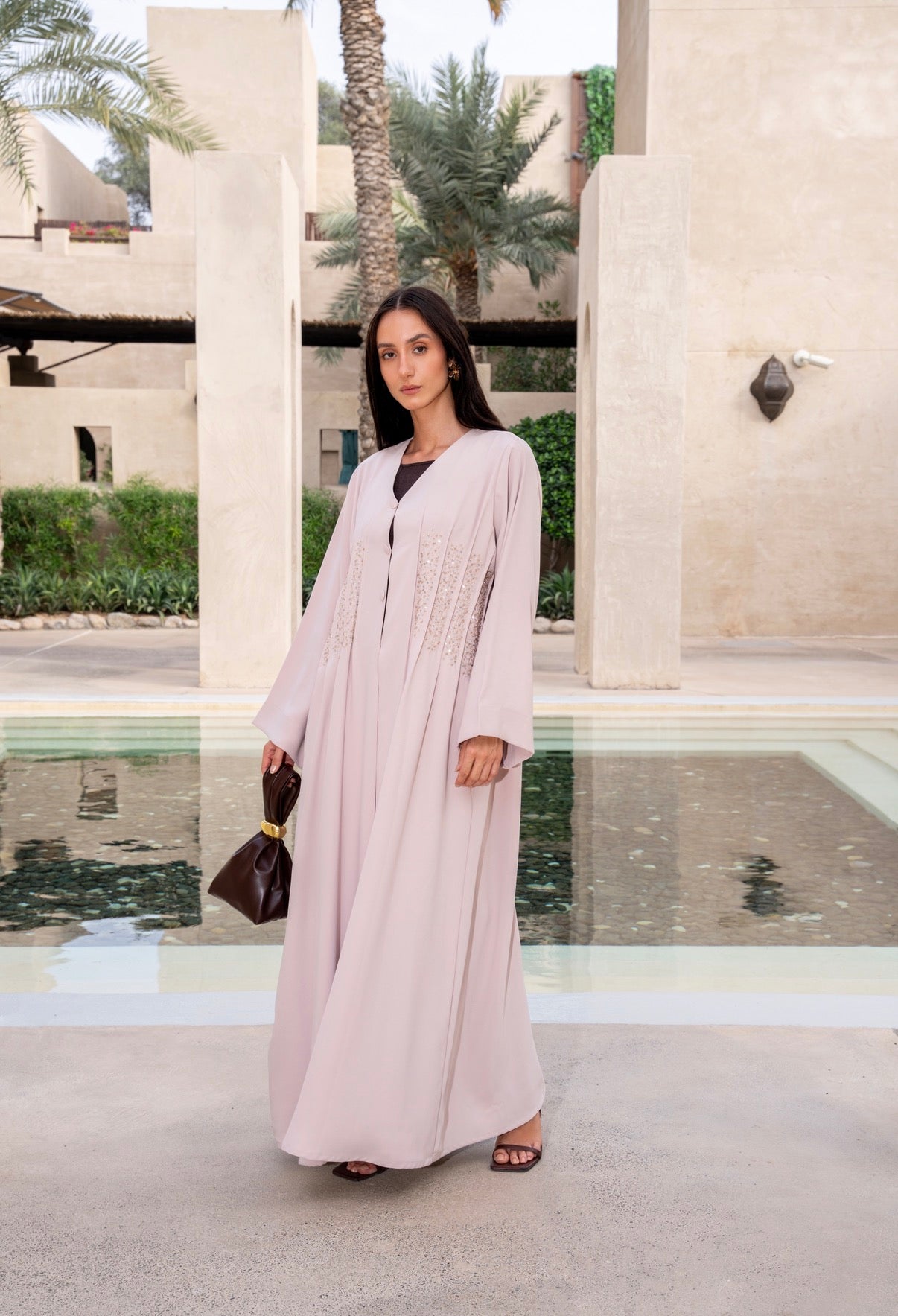 Blush Noor Abaya