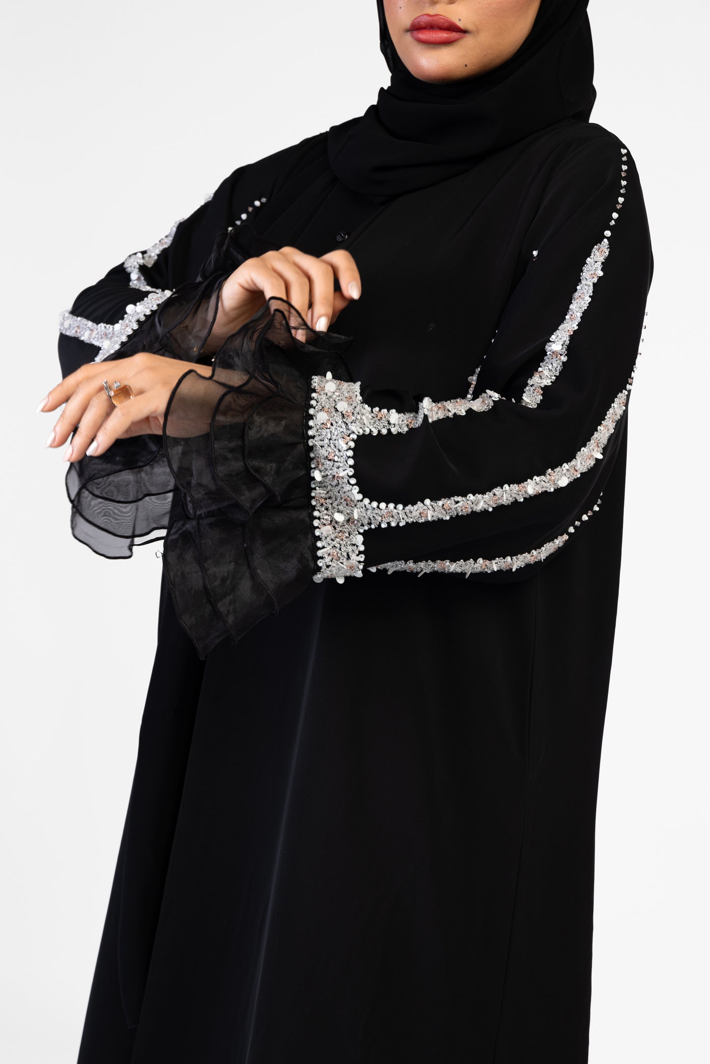Abaya Crystal Sleeves