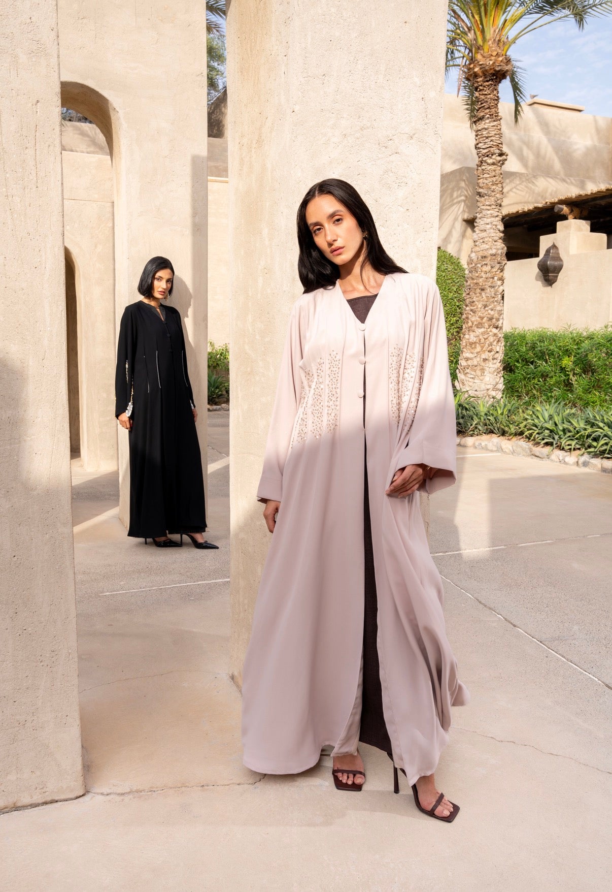 Blush Noor Abaya