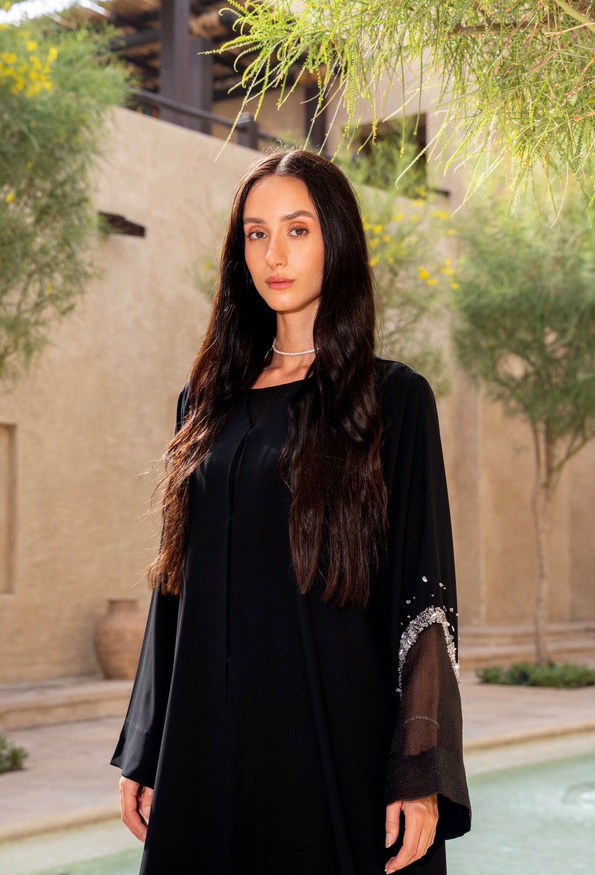 Midnight Veil Abaya