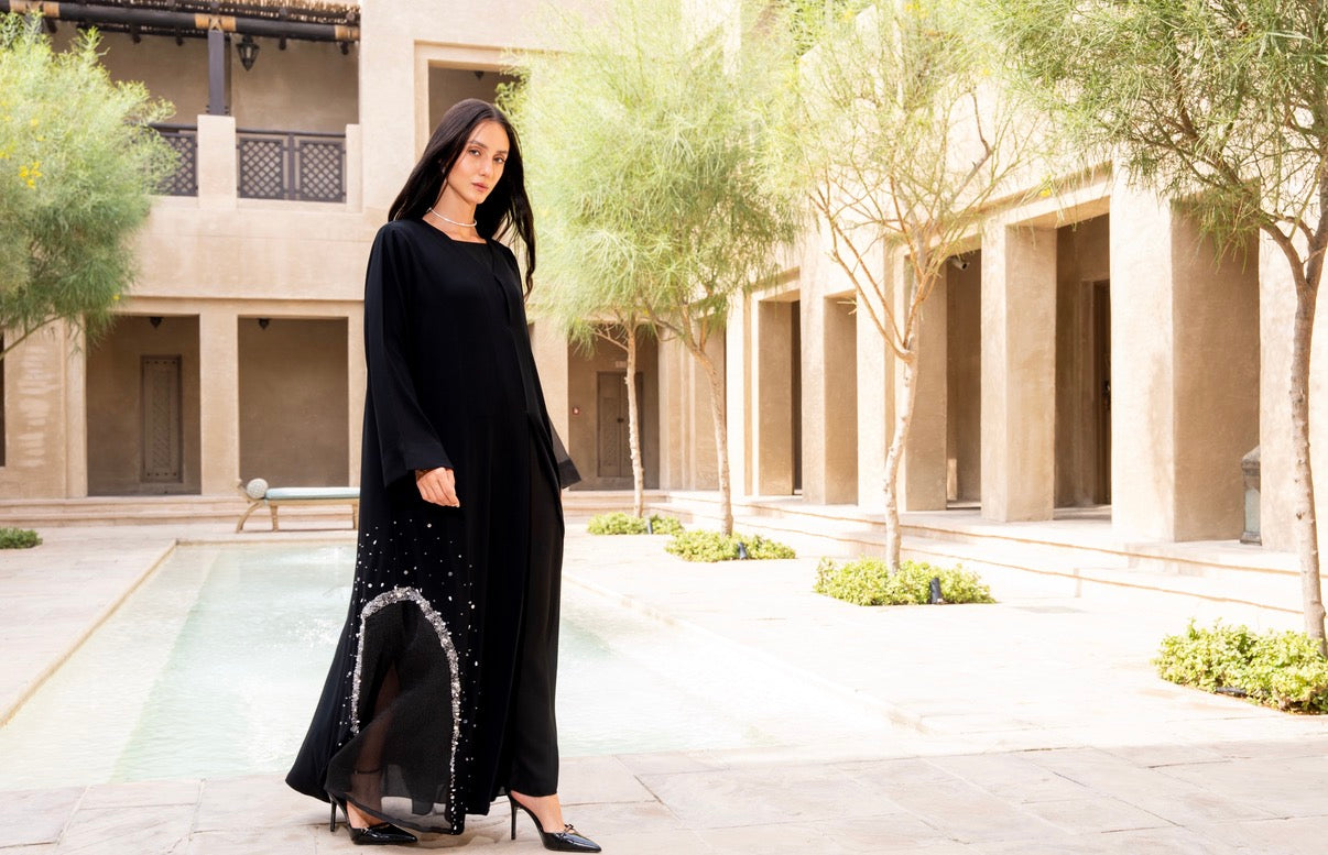 Midnight Veil Abaya