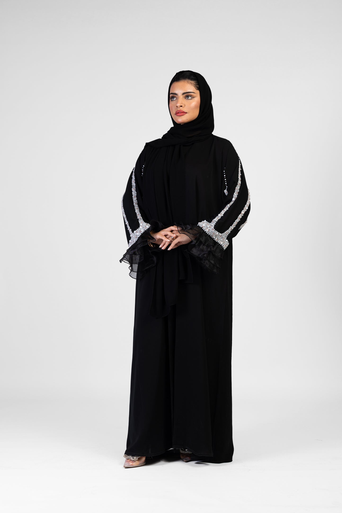 Abaya Crystal Sleeves