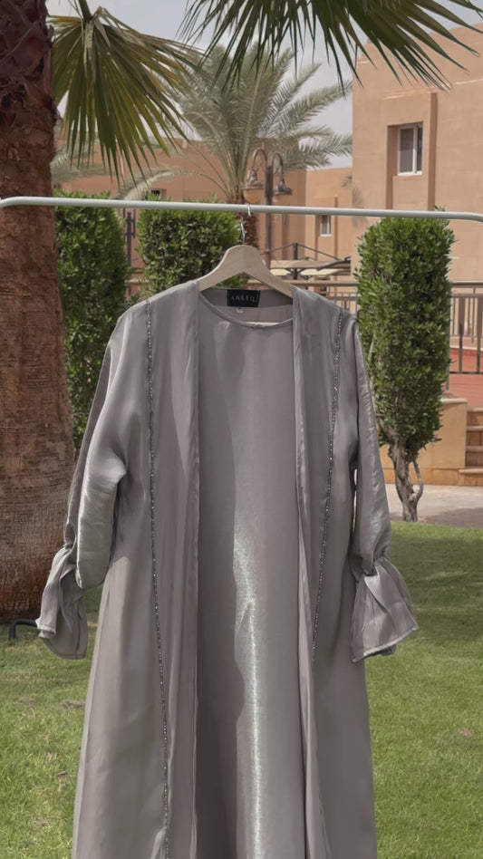 Light Grey Rotana Shimmer